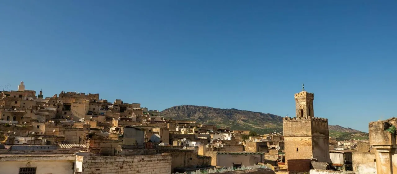 Panoramic view across the Fès Medina